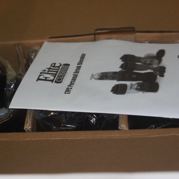 NEW IN BOX Elite Cuisine EPB-1800 17-Piece Personal Blender - Picture 3 of 3